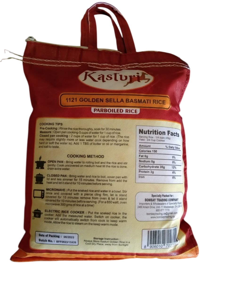 Premium Kasturi Golden Sella Basmati Rice 1121 – Aromatic & Fluffy Perfection for Your Kitchen