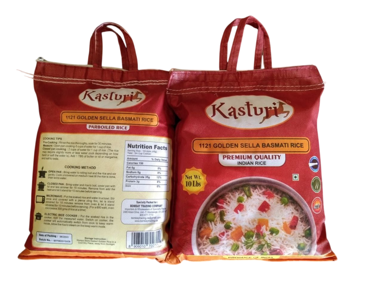 Premium Kasturi Golden Sella Basmati Rice 1121 – Aromatic & Fluffy Perfection for Your Kitchen