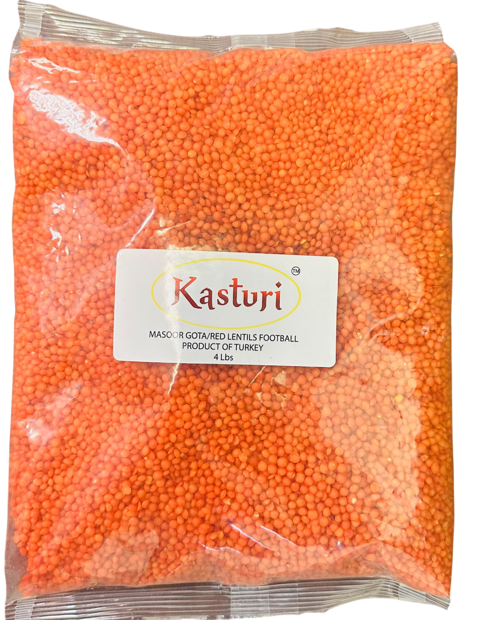 Kasturi Masoor Gota (Football) Indian Red Lentils Skinless~ All Natural | Gluten Friendly | NON-GMO | Kosher | Vegan | Indian Origin