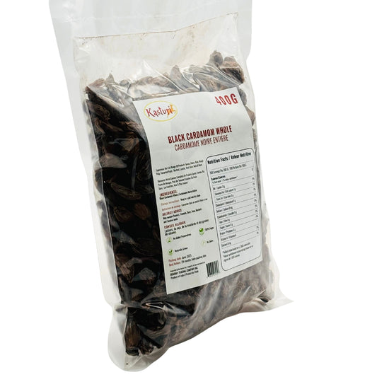 Kasturi Black Cardamom – Premium Whole Pods for Bold Flavor Cooking & Curries