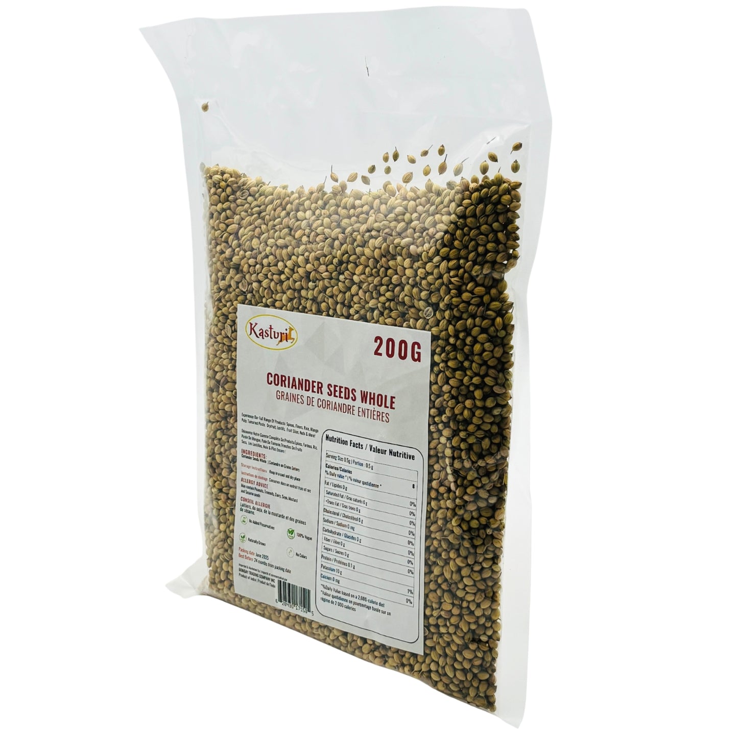 Kasturi Whole Coriander – Premium Natural Spice