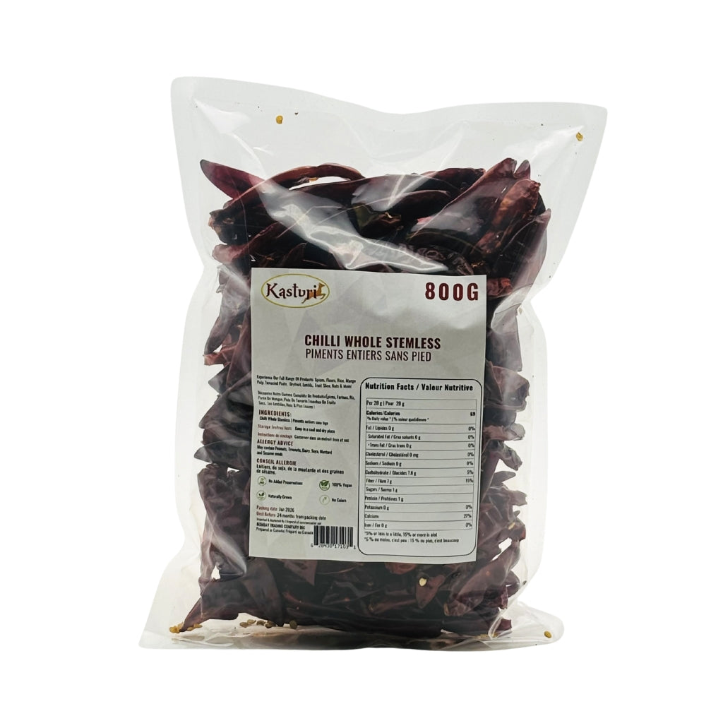 Kasturi Kashmiri Chilli – Whole, Low Heat
