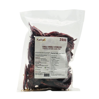 Kasturi Whole Red Chilies – Premium Stemless