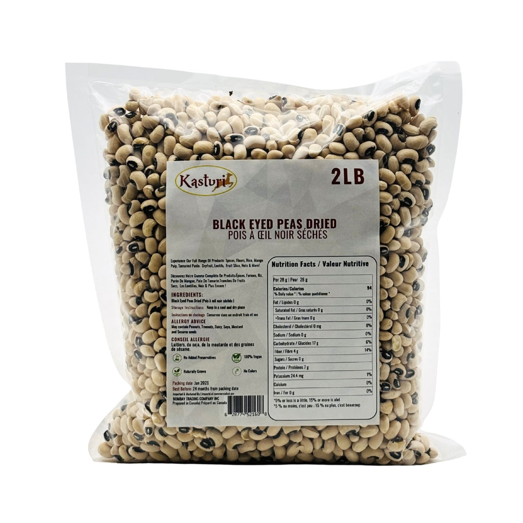 Kasturi Black Eyed Peas Whole Beans