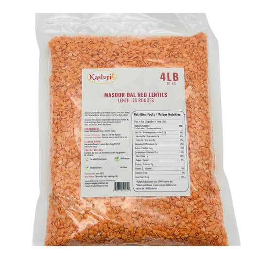 Kasturi Masoor Dal – Premium Split Red Lentils