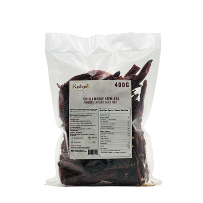 Kasturi Whole Red Chilies – Premium Stemless