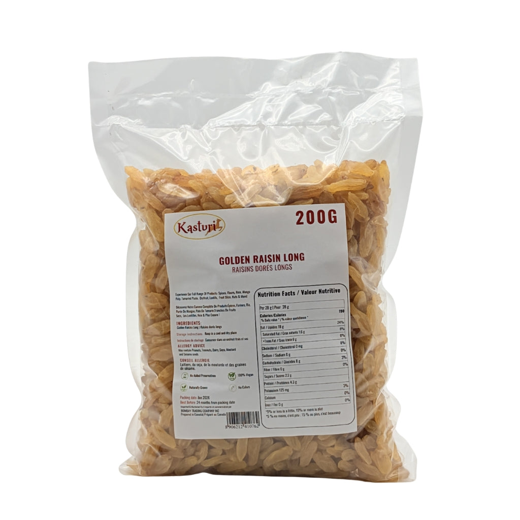 Kasturi Golden Raisins Long