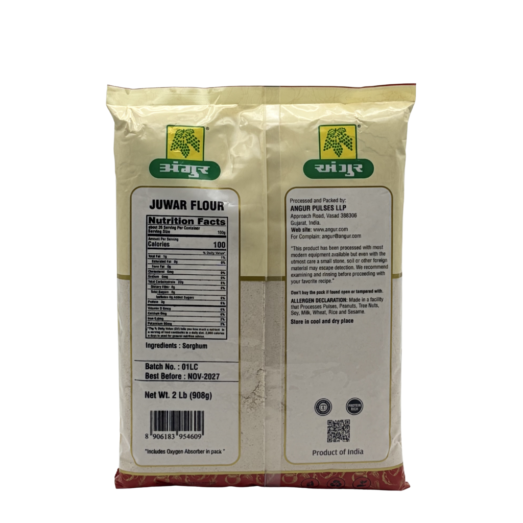 Angur Jowar Flour (Sorghum Flour) – Gluten Free