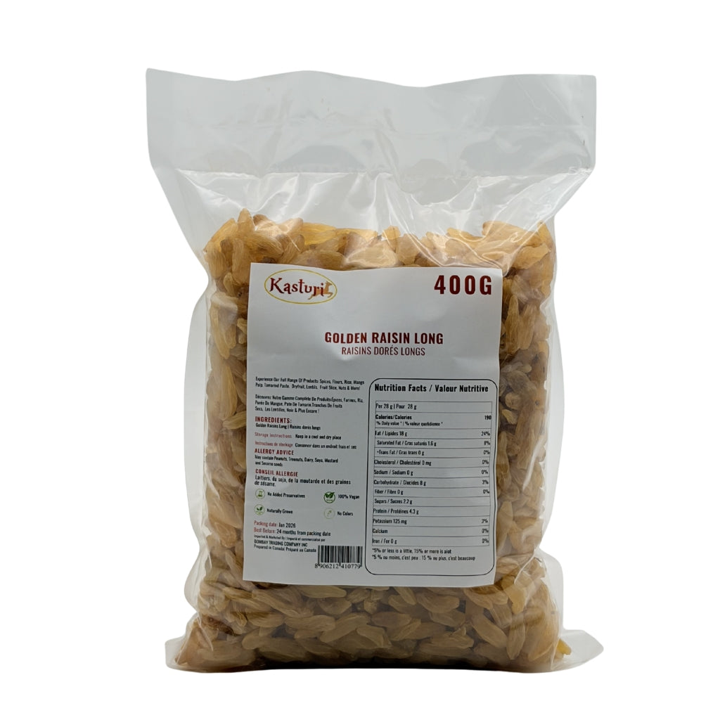 Kasturi Golden Raisins Long
