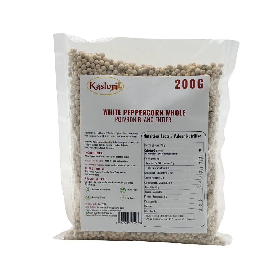 Kasturi White Peppercorn