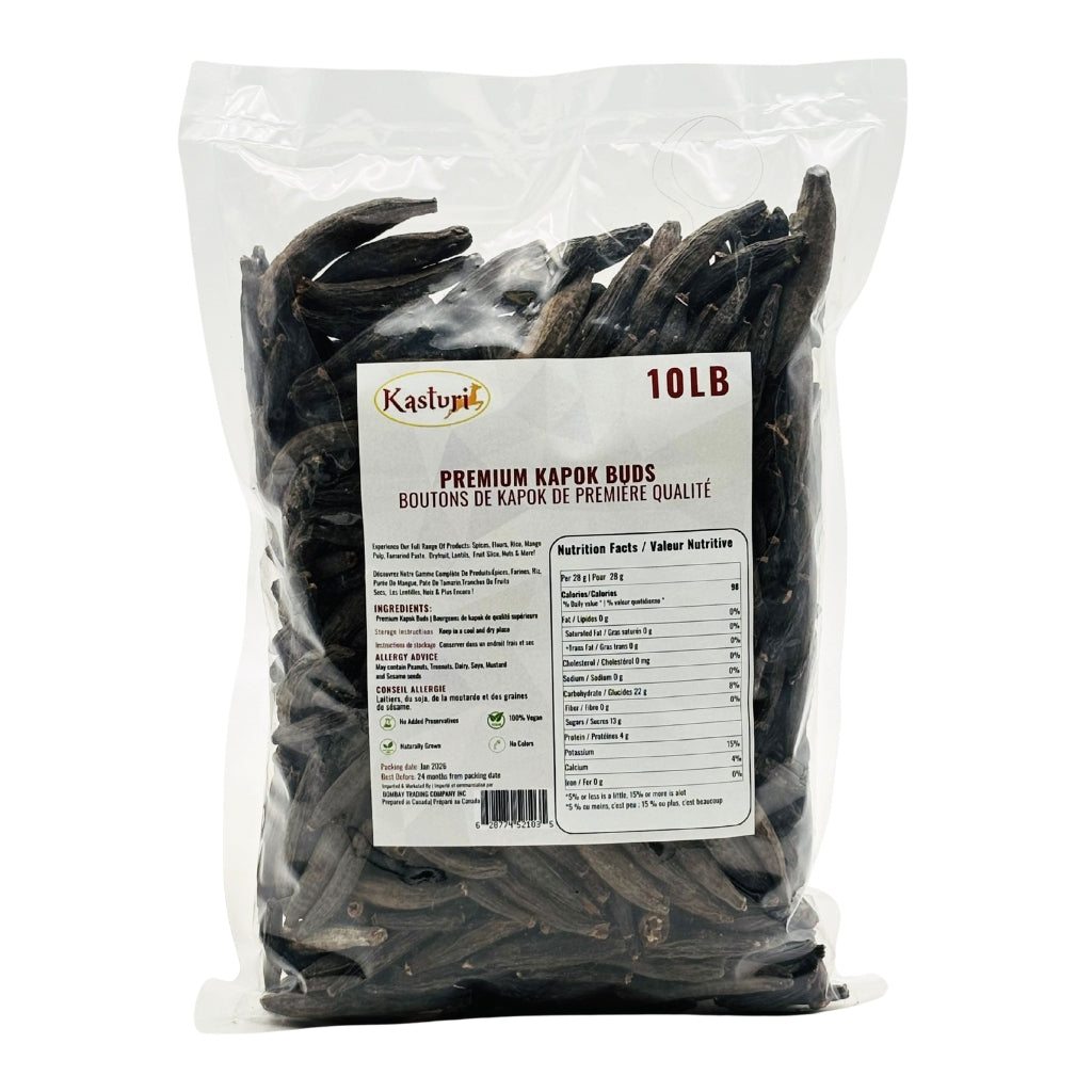 Kasturi Premium Kapok Buds – Aromatic Marathi Moggu, 10 Lb Bulk Pack