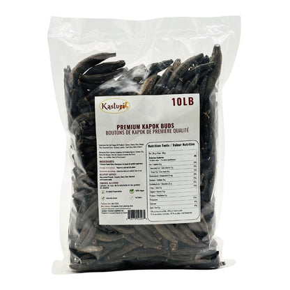 Kasturi Premium Kapok Buds – Aromatic Marathi Moggu, 10 Lb Bulk Pack