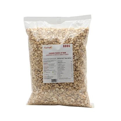 Kasturi Large Raw Cashew Pieces, Unsalted