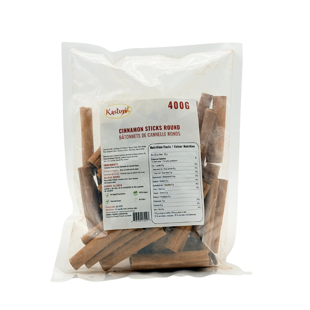 Kasturi Premium Whole Cinnamon Sticks Round