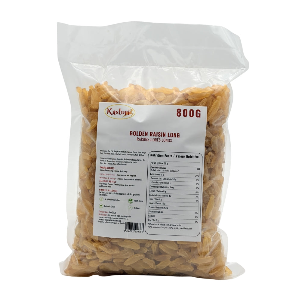 Kasturi Golden Raisins Long