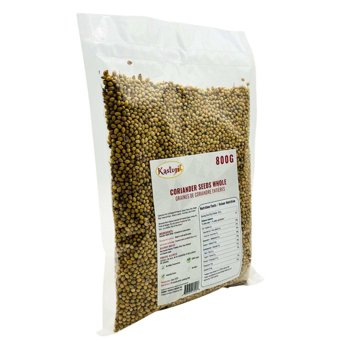 Kasturi Whole Coriander – Premium Natural Spice