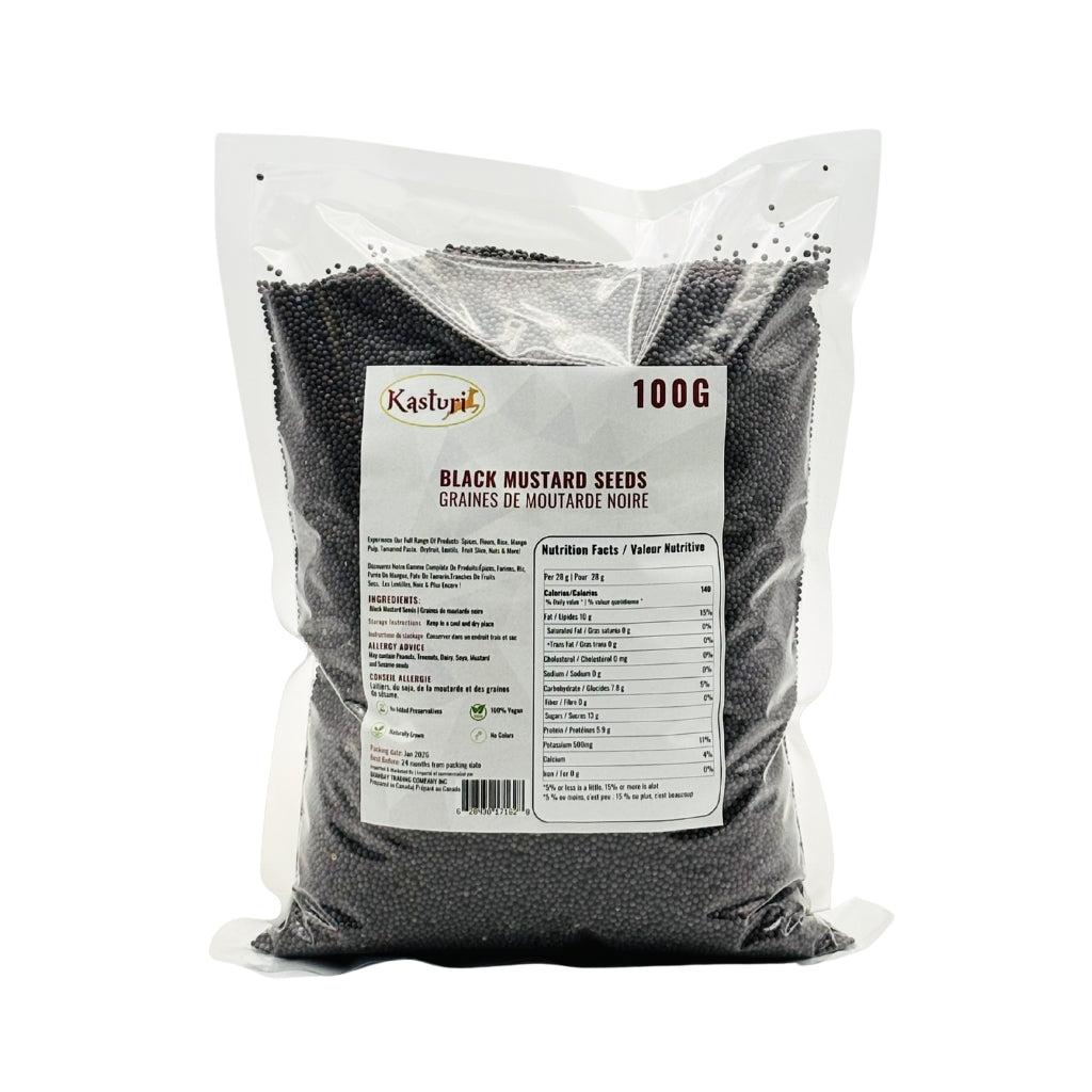 Kasturi Black Mustard Seeds – Fresh, Bold & Natural Whole Spice