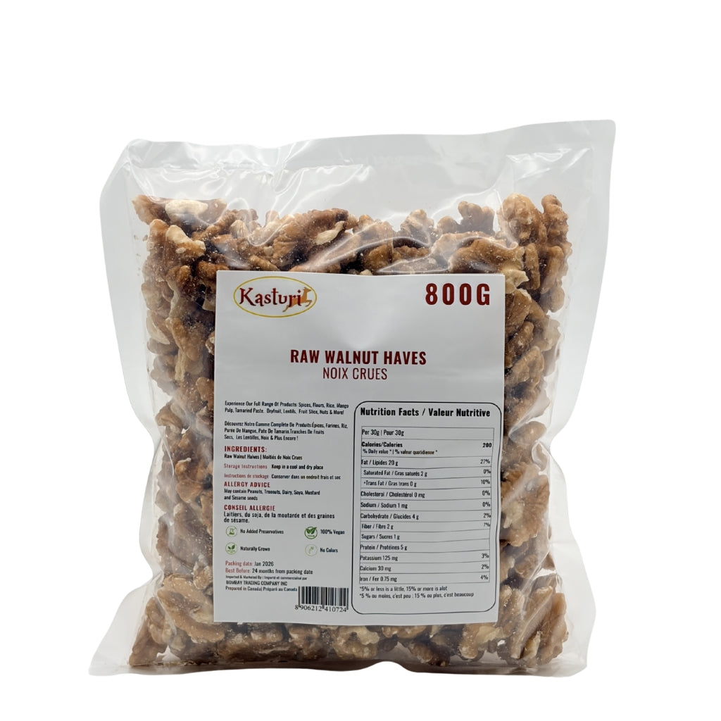 Kasturi Premium Raw Walnut Halves