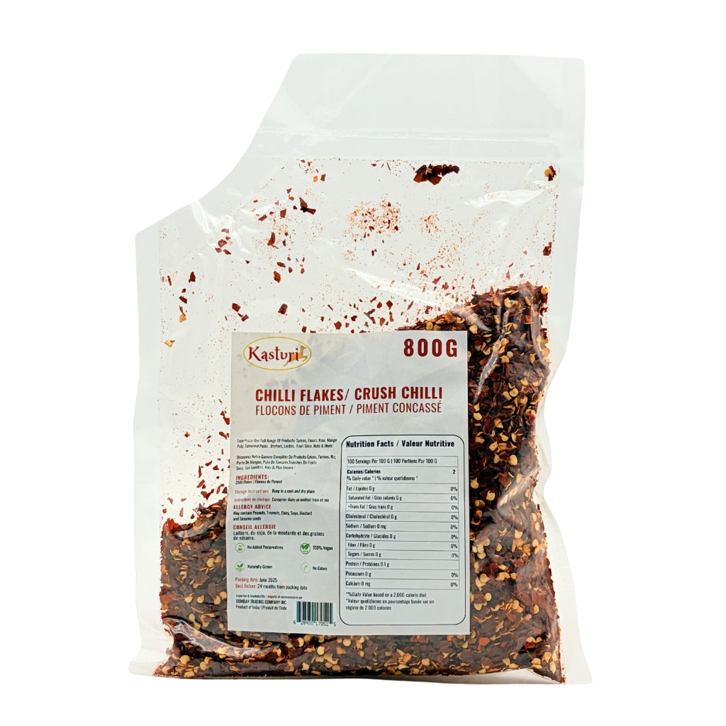Kasturi Chili Flakes – Premium Crushed Red Chili