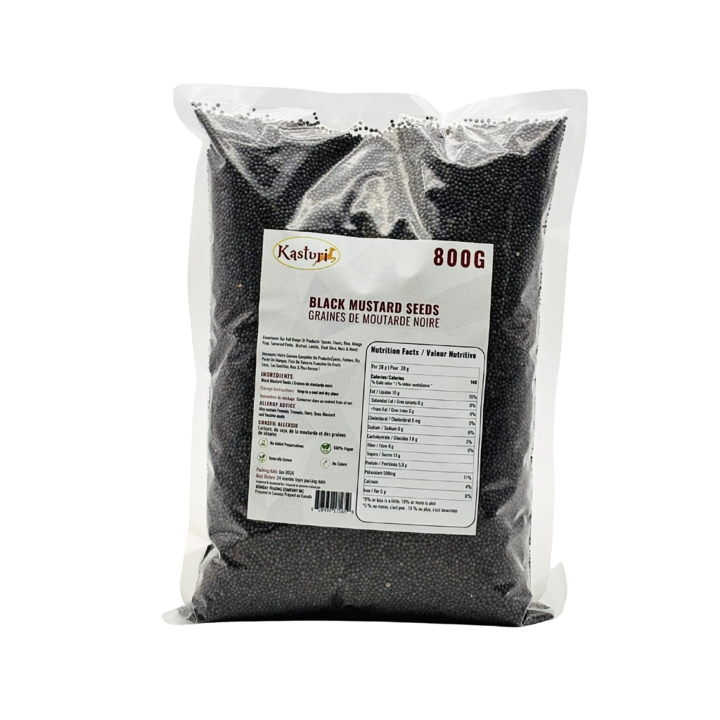 Kasturi Black Mustard Seeds – Fresh, Bold & Natural Whole Spice
