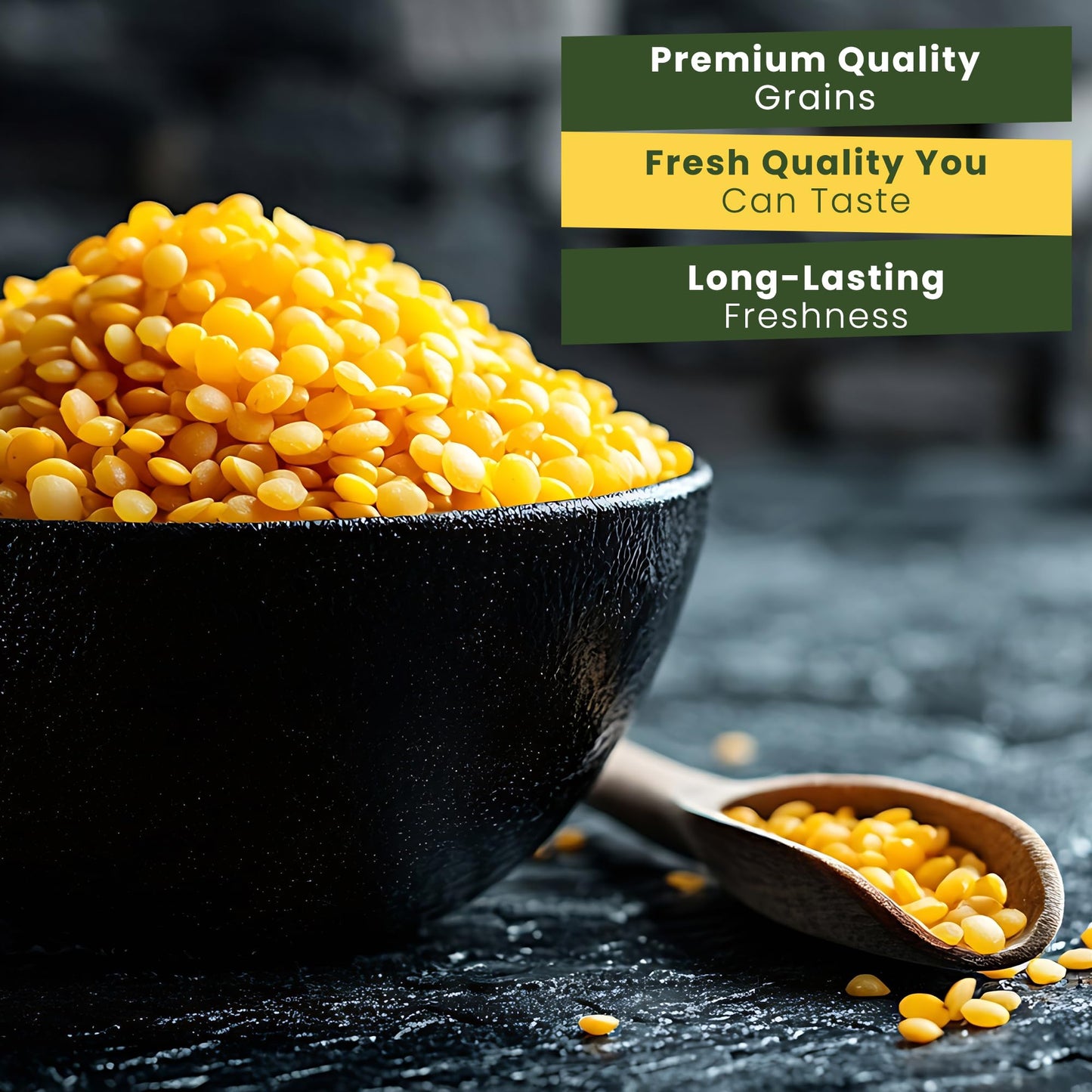 ANGUR Toor Dal Oily – Premium (10 Lbs )Split Pigeon Peas | 100% Natural & Protein-Rich