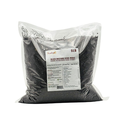 Kasturi Black Mustard Seeds – 5 lbs Premium Whole Seeds