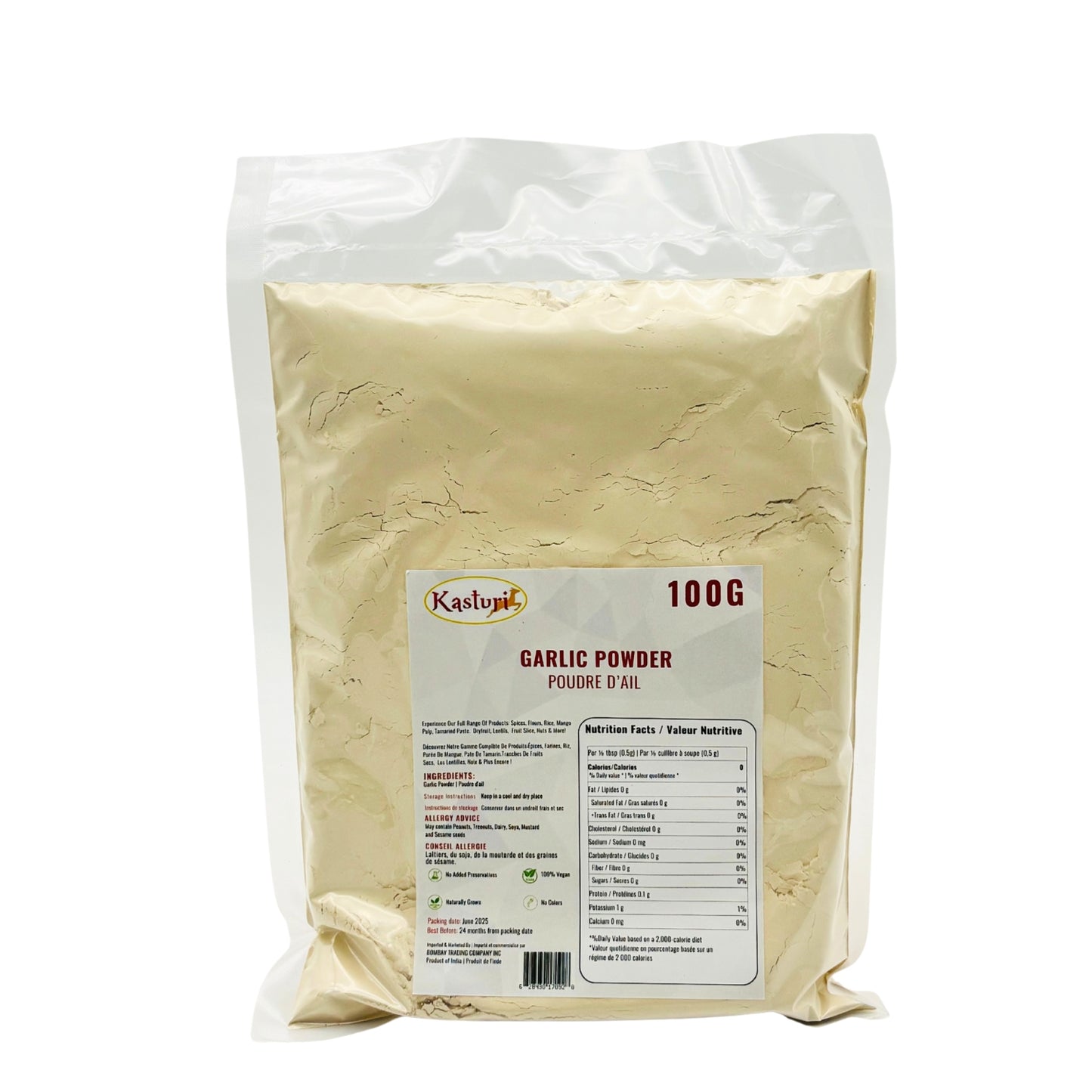 Kasturi Garlic Powder | Non-GMO, Vegan, Kosher