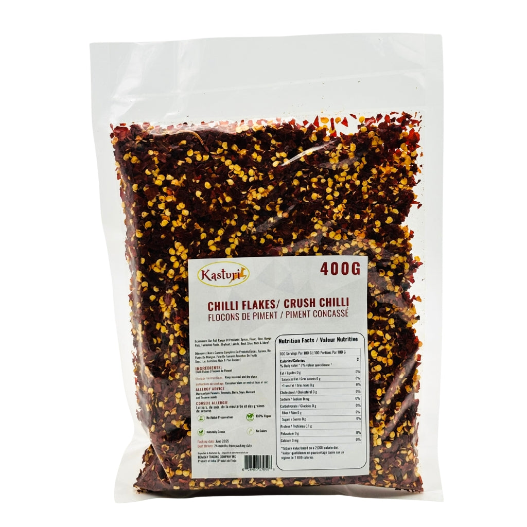 Kasturi Chili Flakes – Premium Crushed Red Chili