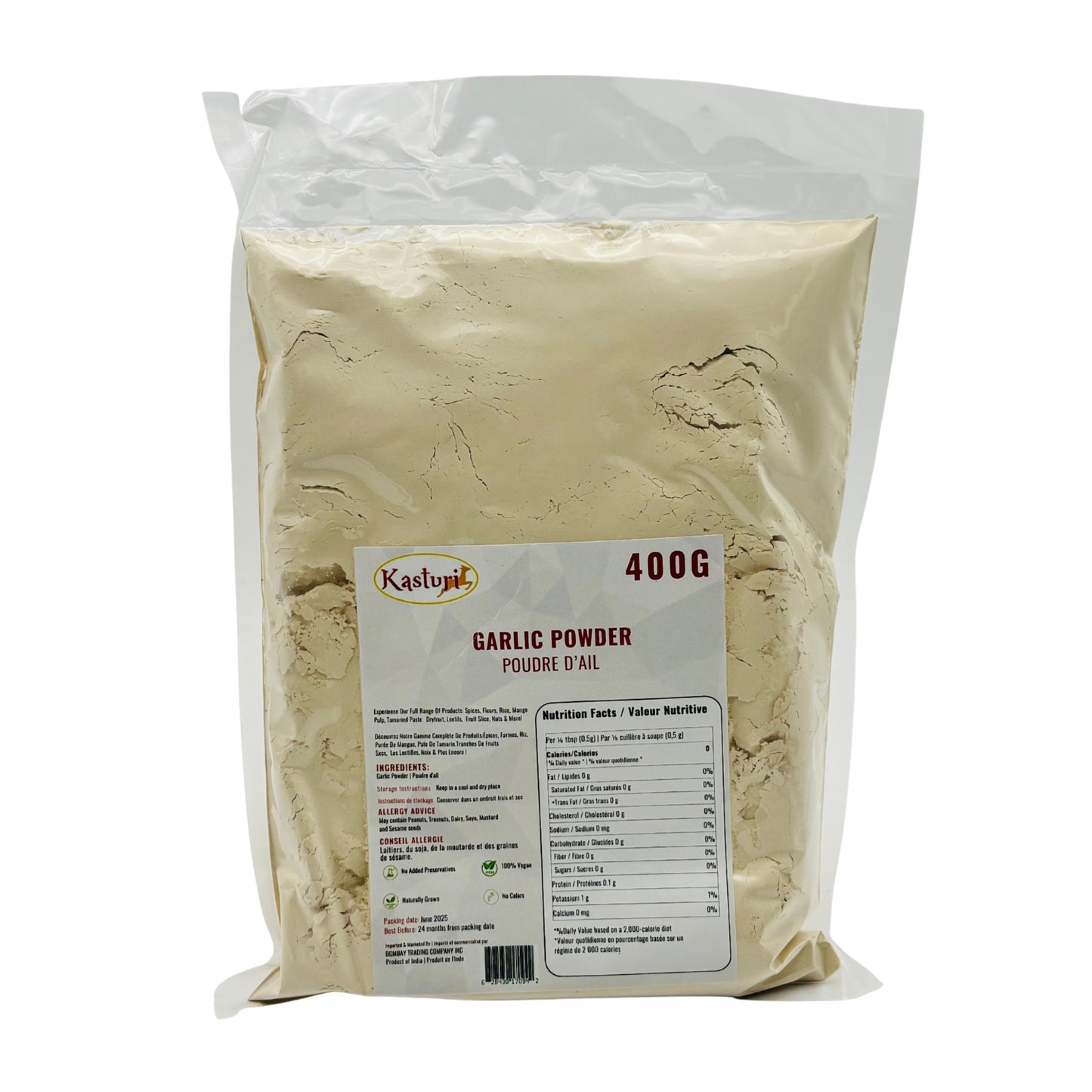 Kasturi Garlic Powder | Non-GMO, Vegan, Kosher