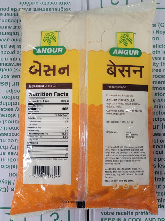 Angur Besan - Premium Gram Flour for Smooth Batters & Authentic Indian Cuisine