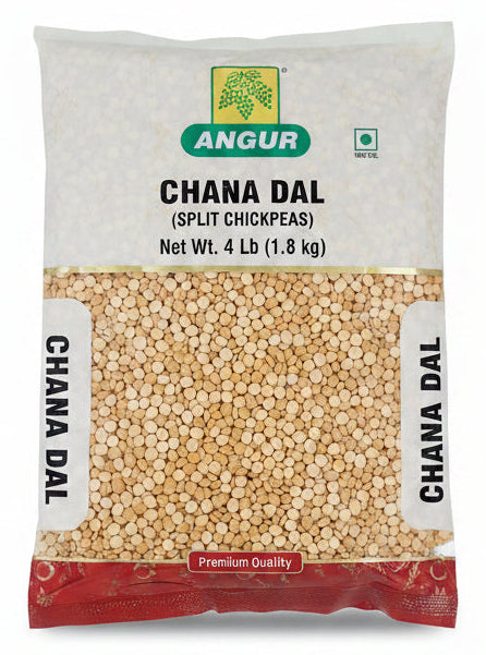 Angur Chana Dal - Premium Split Chickpeas, 4lb