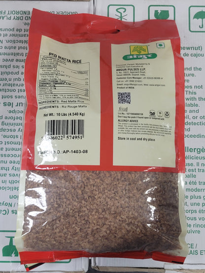 Angur Red Matta Rice - Premium Kerala Matta Rice for Traditional South Indian Meals
