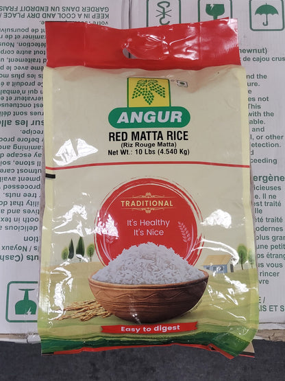 Angur Red Matta Rice - Premium Kerala Matta Rice for Traditional South Indian Meals