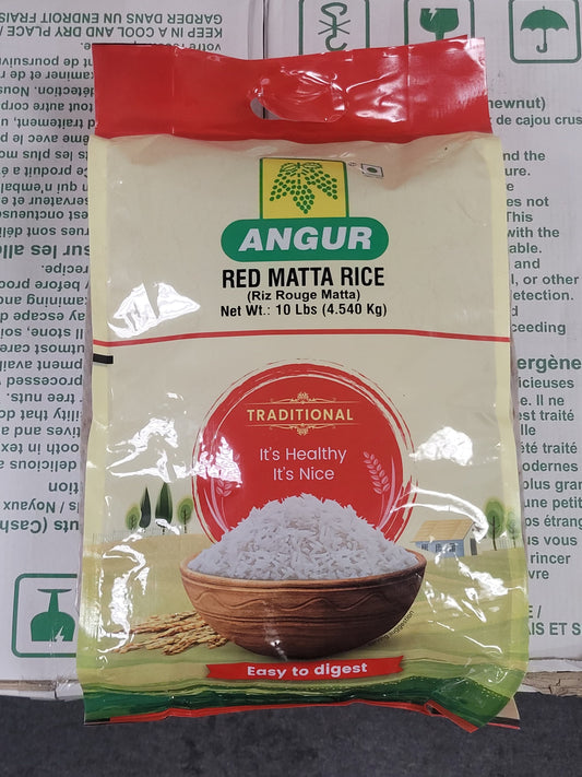 Angur Red Matta Rice - Premium Kerala Matta Rice for Traditional South Indian Meals
