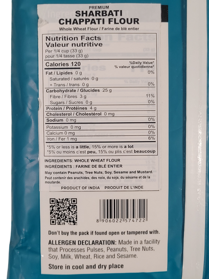 Angur Sharbati Wheat Flour - Premium Quality Whole Wheat Flour for Soft & Nutritious Rotis