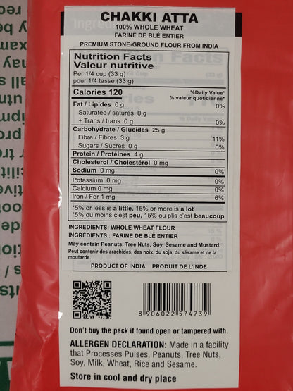 Angur Premium Wheat Flour - 100% Whole Wheat Atta for Everyday Use