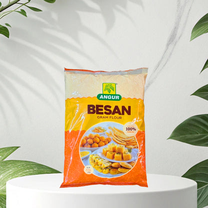 Angur Besan – Premium Gram Flour (4 Lbs / 1.81 Kg) for Authentic Indian Cooking