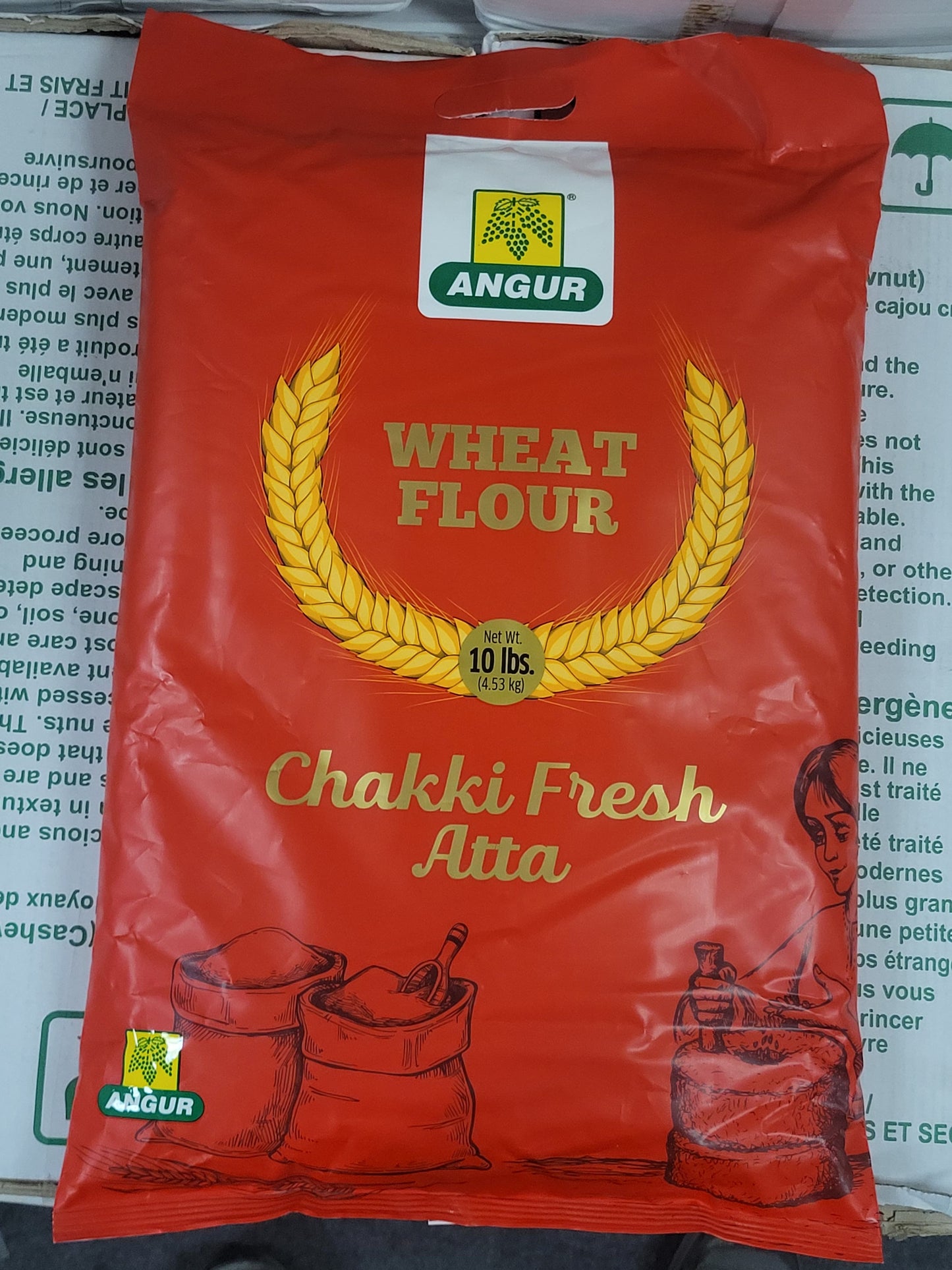 Angur Premium Wheat Flour - 100% Whole Wheat Atta for Everyday Use