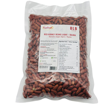Kasturi Light Red Kidney Beans | Premium Non-GMO Rajma | Protein-Rich Vegan Legumes