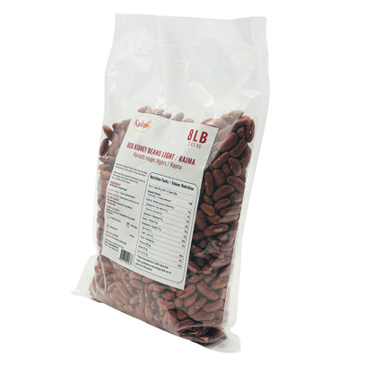 Kasturi Light Red Kidney Beans | Premium Non-GMO Rajma | Protein-Rich Vegan Legumes