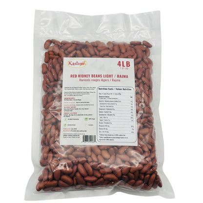 Kasturi Light Red Kidney Beans | Premium Non-GMO Rajma | Protein-Rich Vegan Legumes