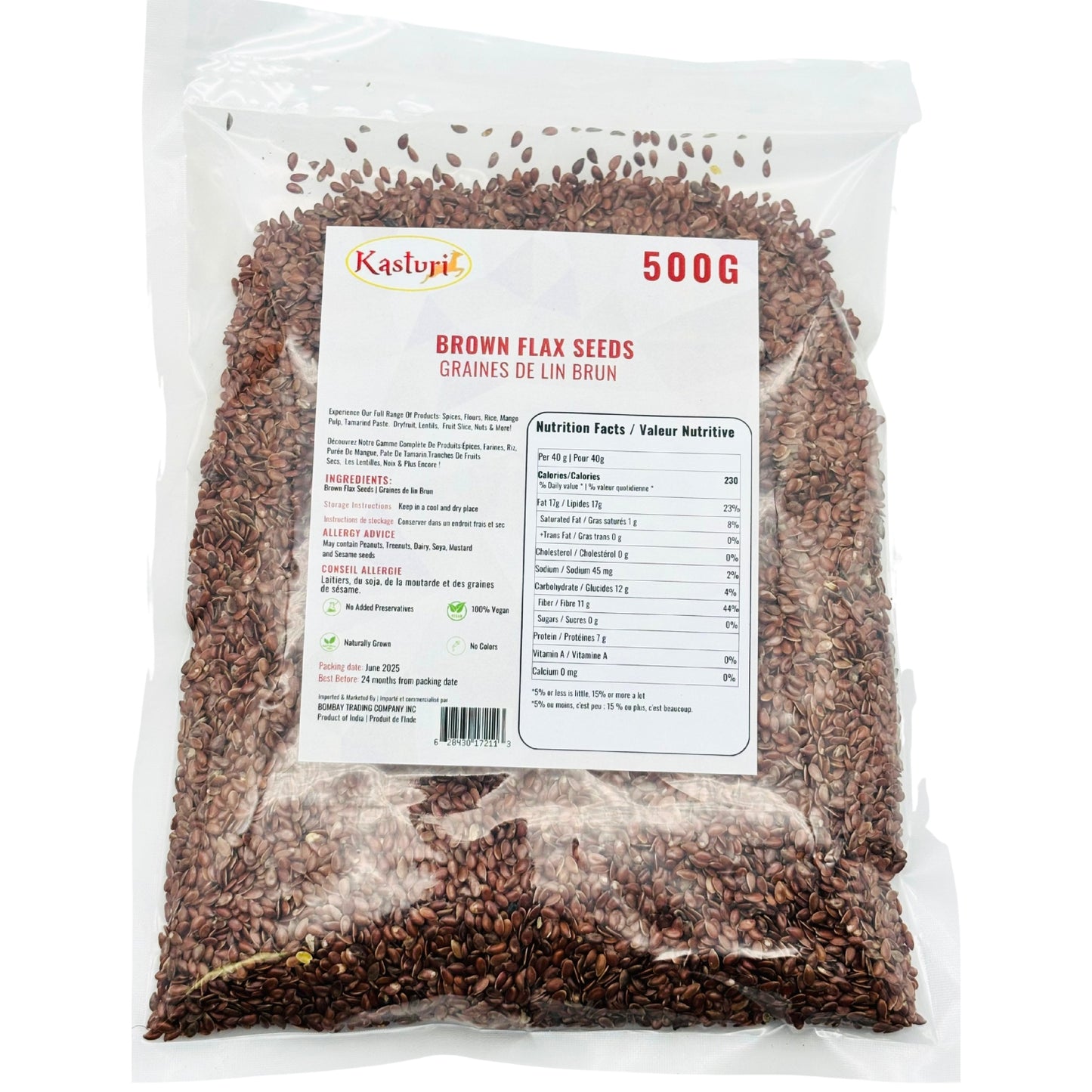 Kasturi Brown Flax Seeds – Raw, Natural & Nutritious Superfood