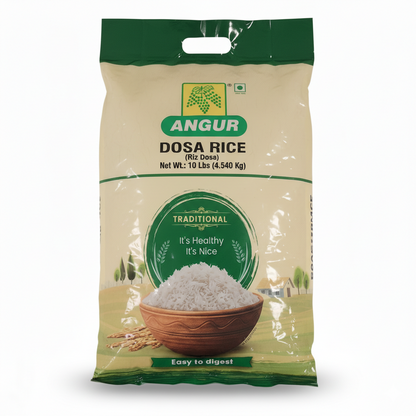 Angur Dosa Rice Premium Quality Rice, 10lbs /4.5kg