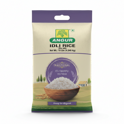 Angur Idli Rice Premium Quality Rice, 10lbs / 4.5kg