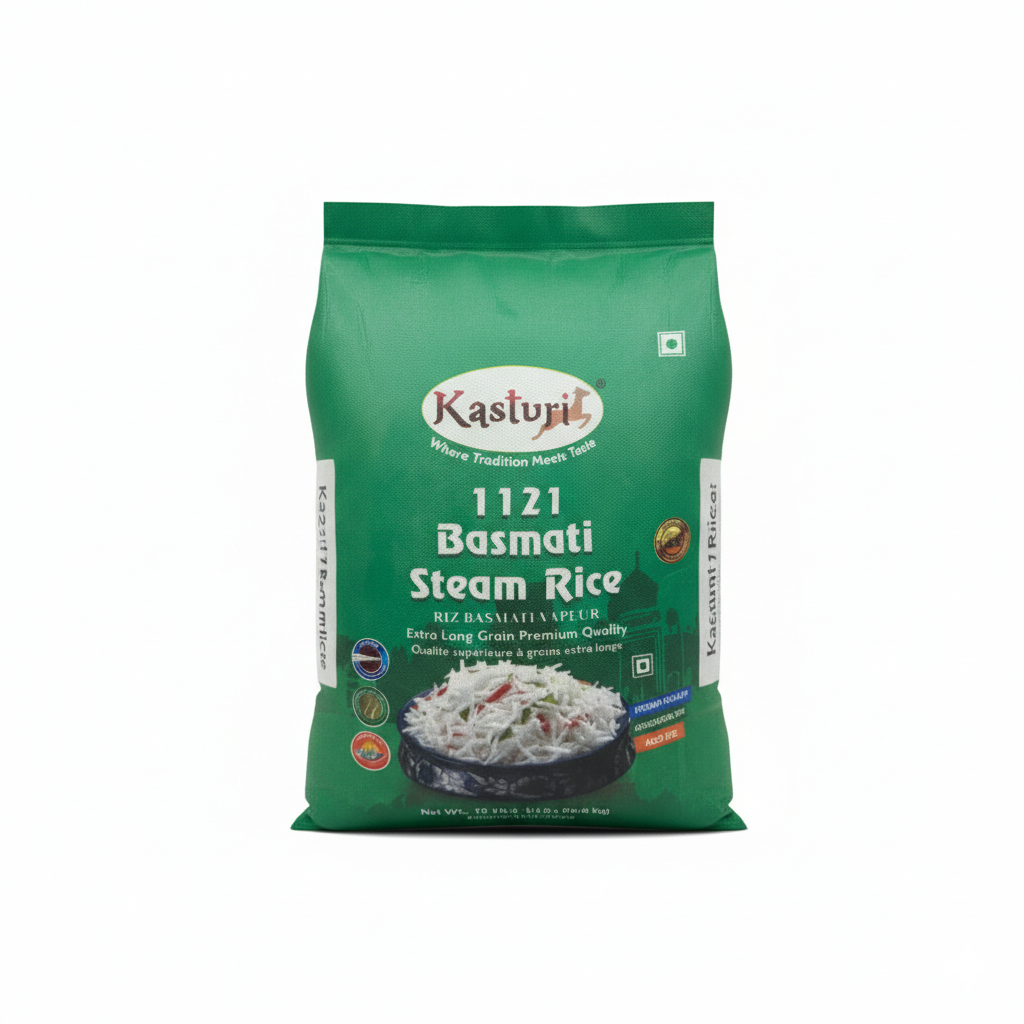 Kasturi 1121 Steam Basmati Premium Long Grain Rice