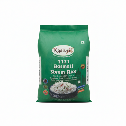 Kasturi 1121 Steam Basmati Premium Long Grain Rice