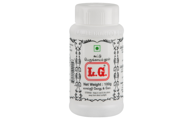 LG Compounded Asafoetida Powder - Premium Quality Hing for Cooking (100g)