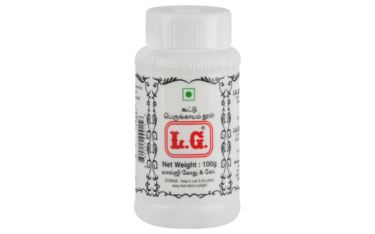 LG Compounded Asafoetida Powder - Premium Quality Hing for Cooking (100g)