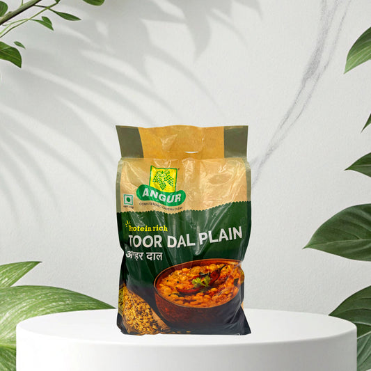ANGUR Toor Dal Plain | Premium Split Pigeon Peas | Protein-Rich & Healthy Pulses