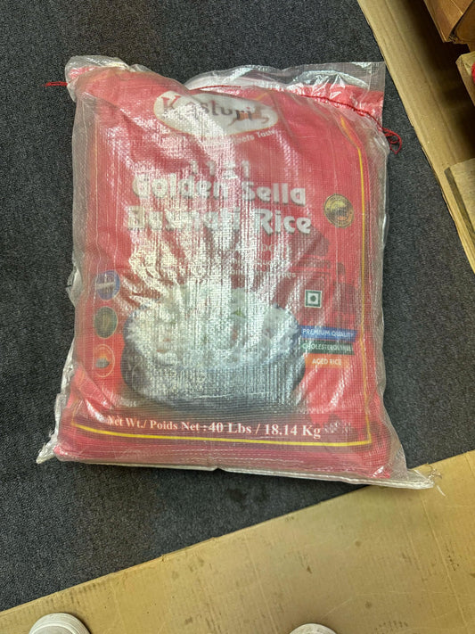 Kasturi Golden Sella Basmati Rice 1121 – Premium Long Grain Parboiled (Non-GMO & Gluten-Free)